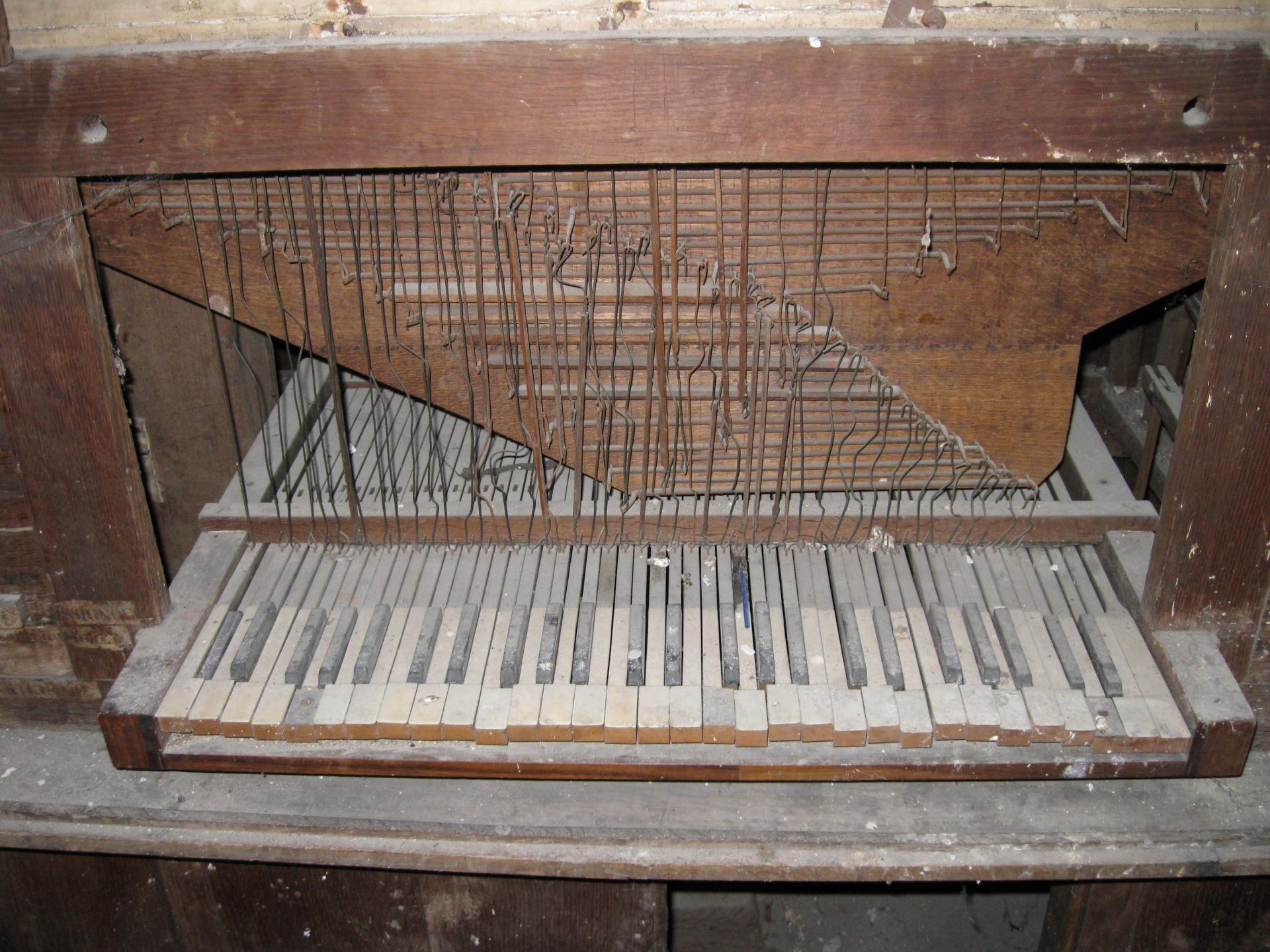 Clavier de l'orgue